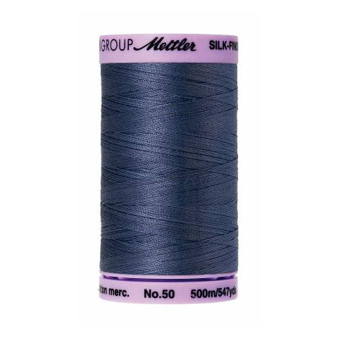 Mettler 50wt Silk Finish Thread 0311 Blue Shadow  547yd/500m