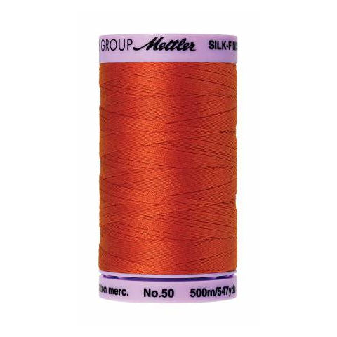 Mettler 50wt Silk Finish Thread 0450 Paprika  547yd/500m