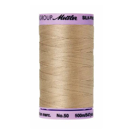 Mettler 50wt Silk Finish Thread 0538 Straw  547yd/500m