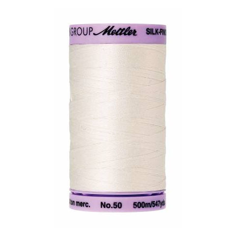 Mettler 50wt Silk Finish Thread 3000 Candlewick  547yd/500m