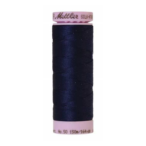 Mettler 50wt Silk Finish Thread 0016 Dark Indigo  164yd/150m