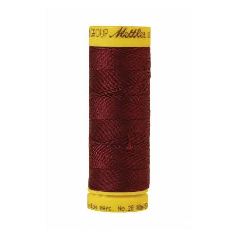 Mettler 28wt Silk Finish Thread 0111 Beet Red  87m/80yd