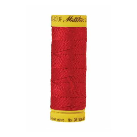 Mettler 28wt Silk Finish Thread 0504 Country Red  87m/80yd