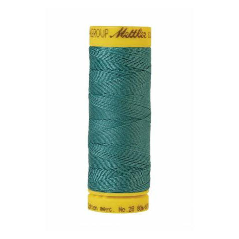 Mettler 28wt Silk Finish Thread 0611 Blue-green Opal  87m/80yd