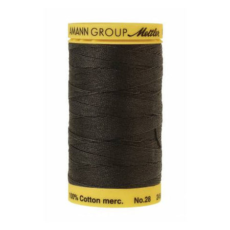 Mettler 28wt Silk Finish Thread 0004 Black  250m/275yd