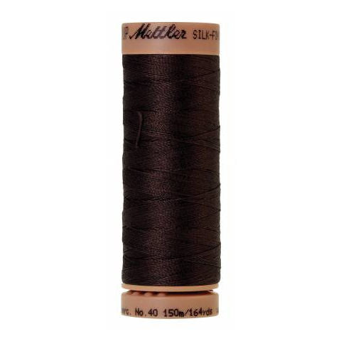 Mettler 40wt Silk Finish 1002 Very Dark Brown  164yd/150m
