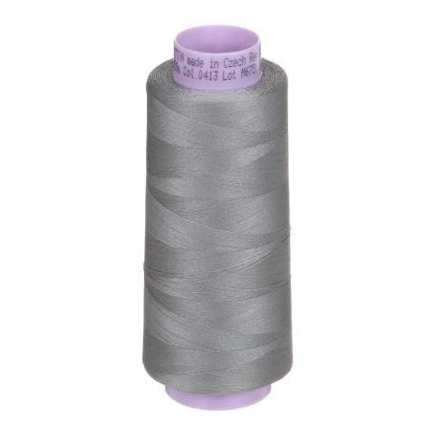 Mettler 50wt Silk Finish Thread 0413 Titan Gray  2000yd/1829m