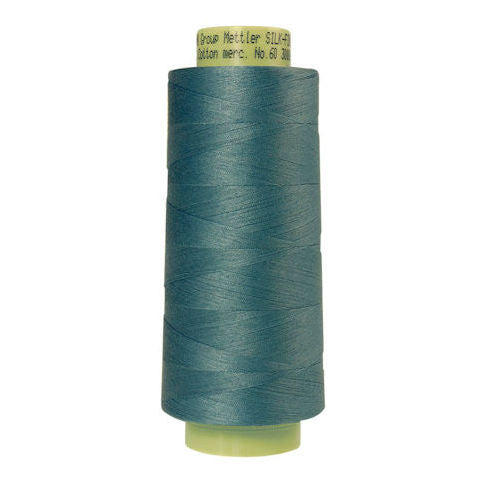 Mettler 60wt Silk Finish Thread 0338 Reef Blue  3000yd/2743m