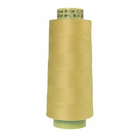 Mettler 60wt Silk Finish Thread 1412 Lemon Frost  3000yd/2743m