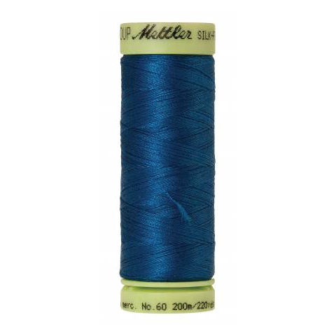 Mettler 60wt Silk Finish Thread 0024 Colonial Blue  220yd/200m