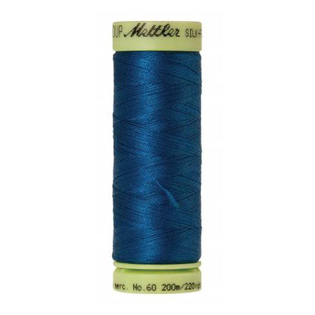 Mettler 60wt Silk Finish Thread 0024 Colonial Blue  220yd/200m