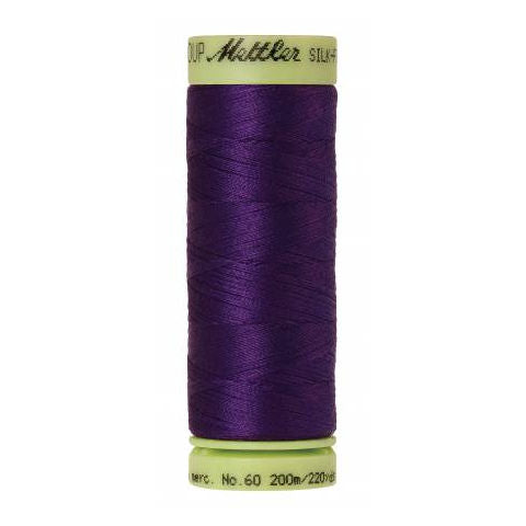 Mettler 60wt Silk Finish Thread 0046 Deep Purple  220yd/200m