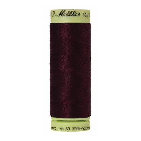 Mettler 60wt Silk Finish Thread 0111 Beet Red  220yd/200m