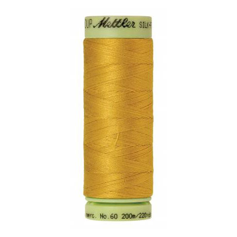 Mettler 60wt Silk Finish Thread 0117 Nugget Gold  220yd/200m