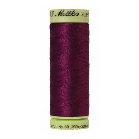 Mettler 60wt Silk Finish Thread 0157 Sangria  220yd/200m
