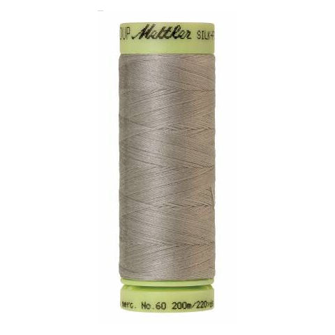 Mettler 60wt Silk Finish Thread 0413 Titan Gray  220yd/200m