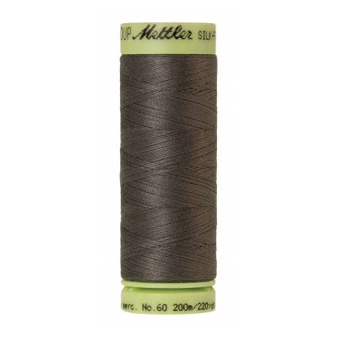 Mettler 60wt Silk Finish Thread 0416 Dark Charcoal  220yd/200m