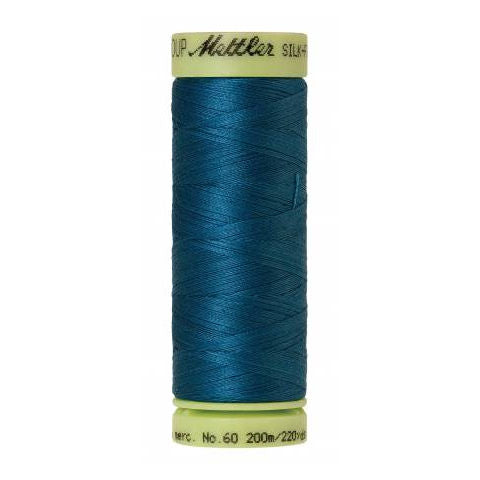 Mettler 60wt Silk Finish Thread 0483 Dark Turquoise  220yd/200m