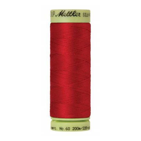 Mettler 60wt Silk Finish Thread 0504 Country Red  220yd/200m