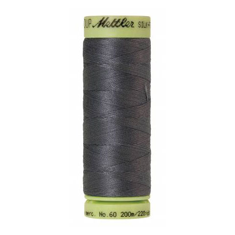 Mettler 60wt Silk Finish Thread 0878 Mousy Gray  220yd/200m