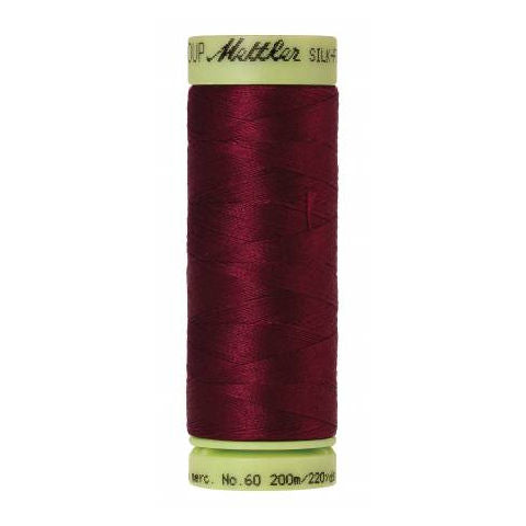 Mettler 60wt Silk Finish Thread 0918 Cranberry  220yd/200m