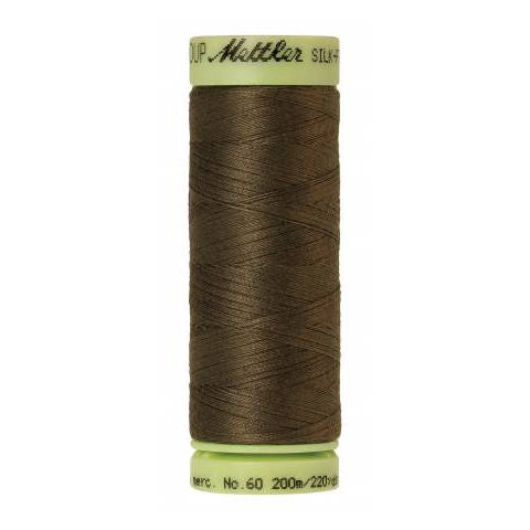 Mettler 60wt Silk Finish Thread 1043 Olive  220yd/200m