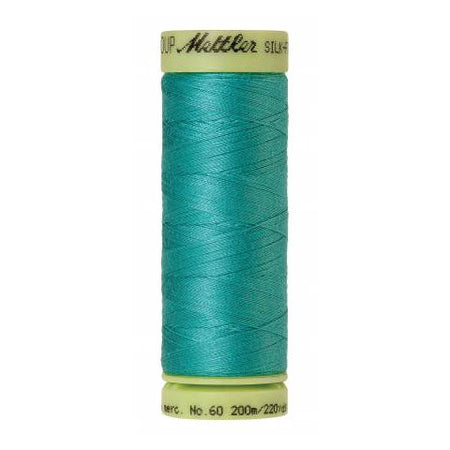 Mettler 60wt Silk Finish Thread 1091 Deep Aqua  220yd/200m