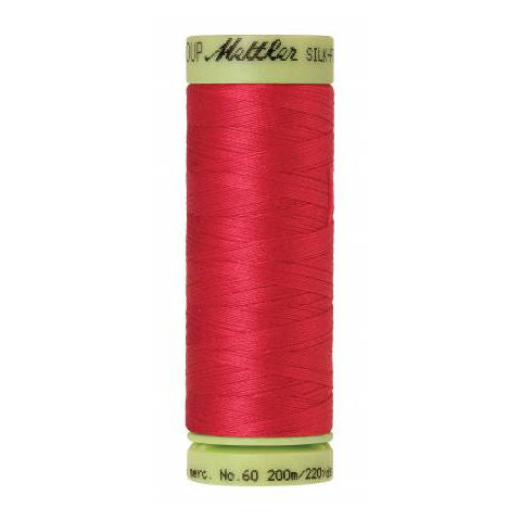 Mettler 60wt Silk Finish Thread 1391 Geranium  220yd/200m