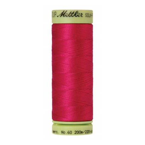 Mettler 60wt Silk Finish Thread 1421 Fuschia  220yd/200m