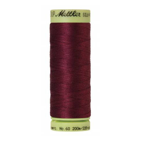 Mettler 60wt Silk Finish Thread 1461 Claret  220yd/200m