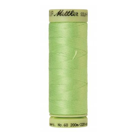 Mettler 60wt Silk Finish Thread 1527 Jade Lime  220yd/200m