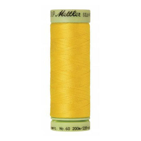 Mettler 60wt Silk Finish Thread 2263 Vibrant Yellow  220yd/200m