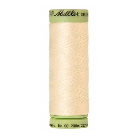 Mettler 60wt Silk Finish Thread 3612 Antique White  220yd/200m