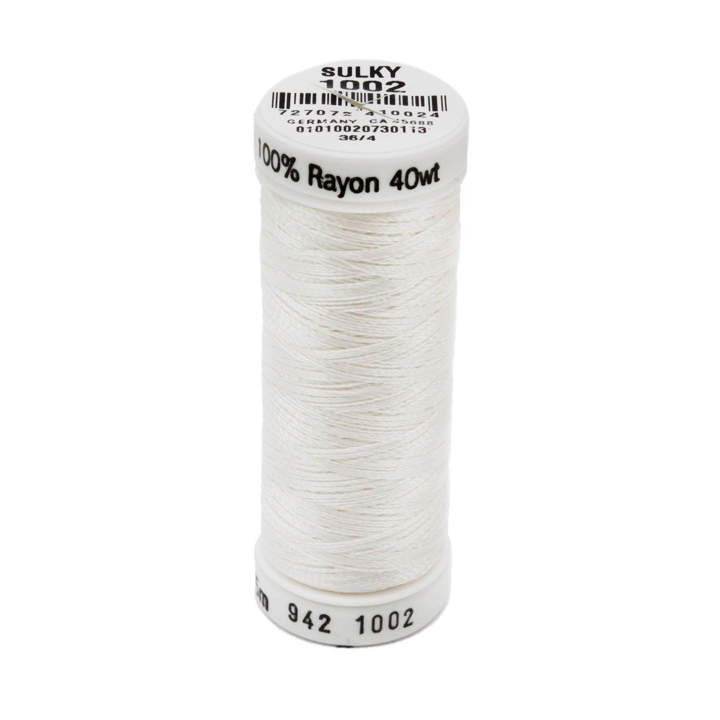 -1002 Soft White - Sulky Rayon 40wt Thread – Red Rock Threads