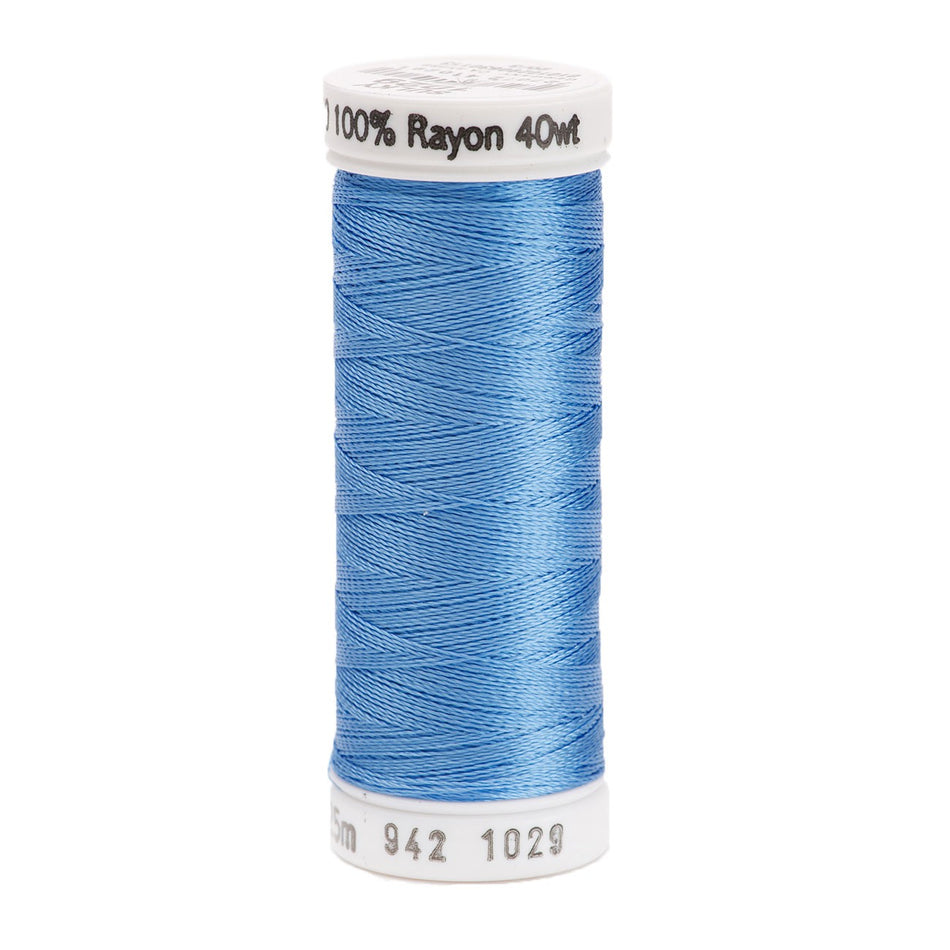 Sulky Rayon 40wt Thread 1029 Medium Blue  250yd Spool