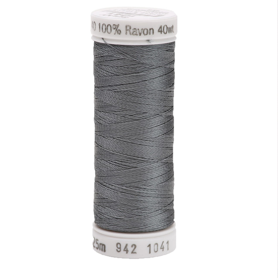 Sulky Rayon 40wt Thread 1041 Medium Dark Gray  250yd Spool