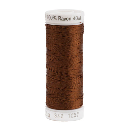 Sulky Rayon 40wt Thread 1057 Dark Tawny Tan  250yd Spool