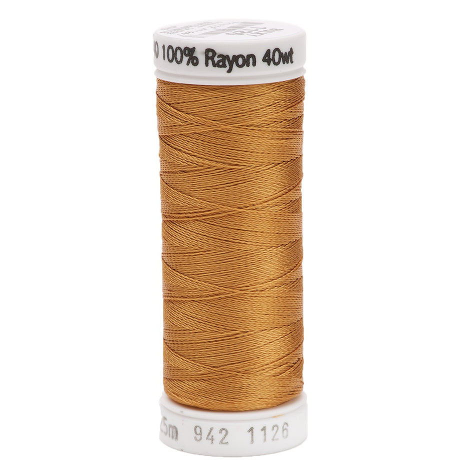 Sulky Rayon 40wt Thread 1126 Tan  250yd Spool