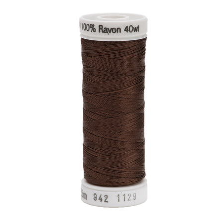 Sulky Rayon 40wt Thread 1129 Brown  250yd Spool