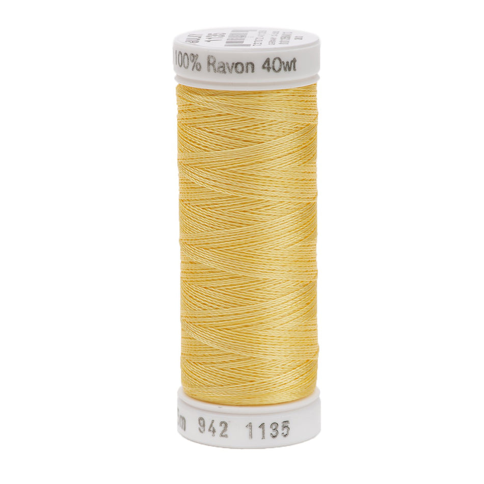 Sulky Rayon 40wt Thread 1135 Pastel Yellow  250yd Spool