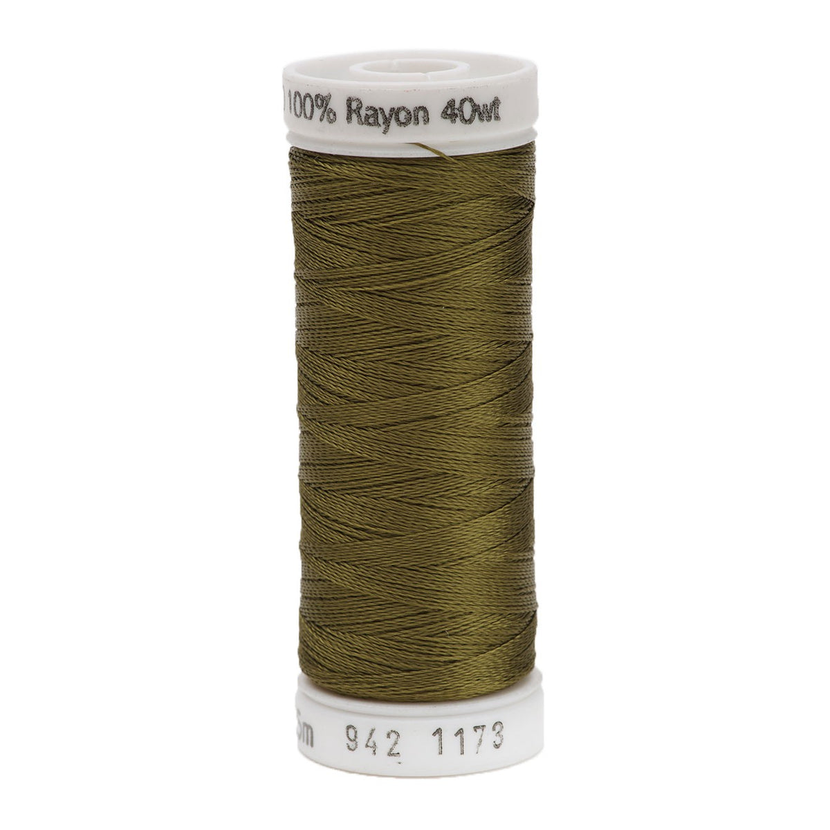 Sulky Rayon 40wt Thread 1173 Medium Army Green  250yd Spool