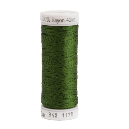 Sulky Rayon 40wt Thread 1176 Medium Dark Avocado  250yd Spool