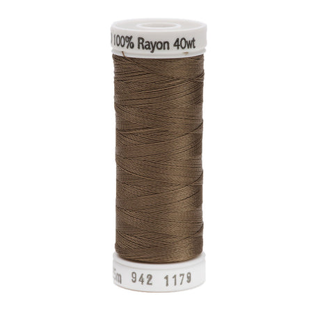 Sulky Rayon 40wt Thread 1179 Dark Taupe  250yd Spool