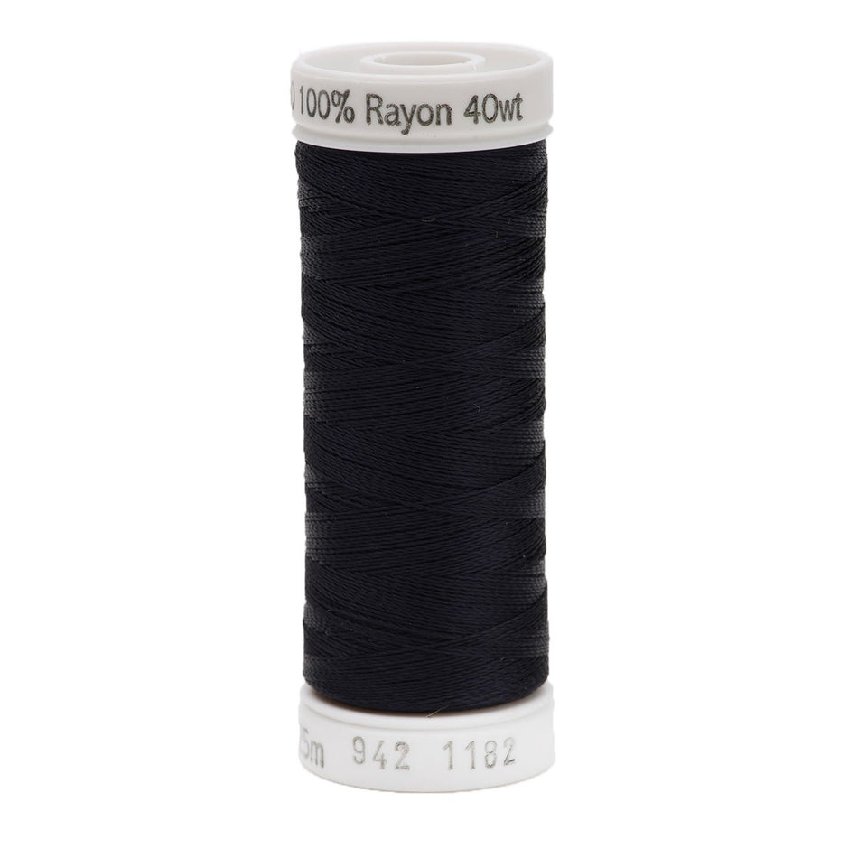 Sulky Rayon 40wt Thread 1182 Blue Black  250yd Spool