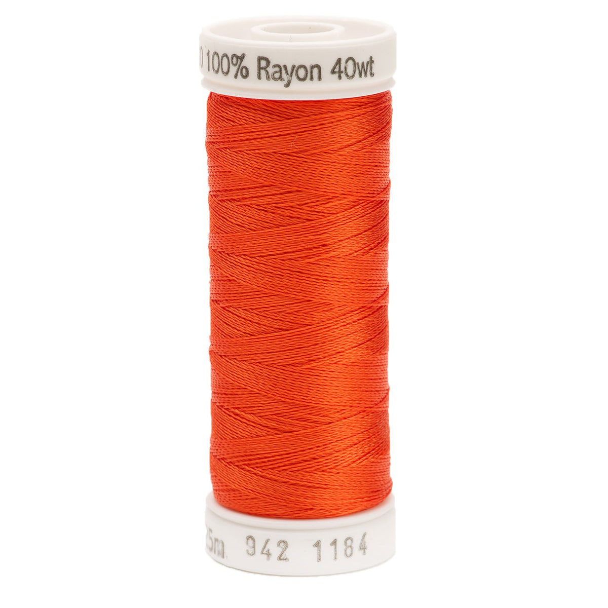 Sulky Rayon 40wt Thread 1184 Orange Red  250yd Spool