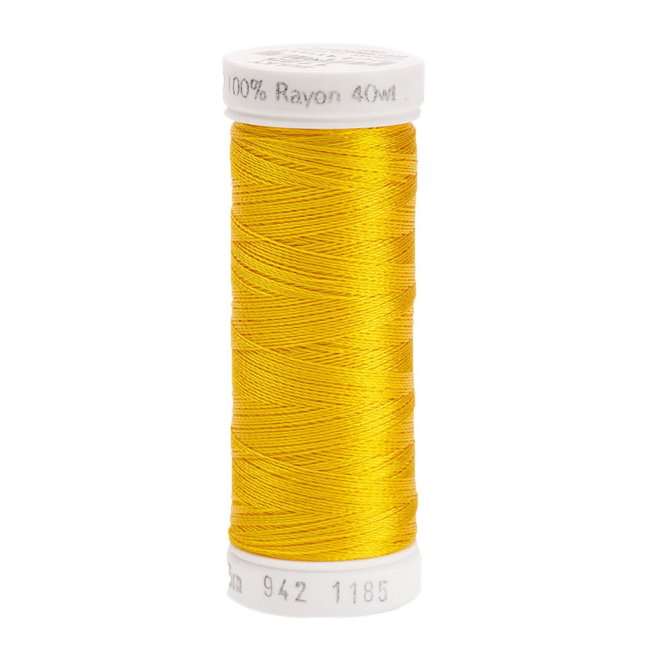 Sulky Rayon 40wt Thread 1185 Golden Yellow  250yd Spool