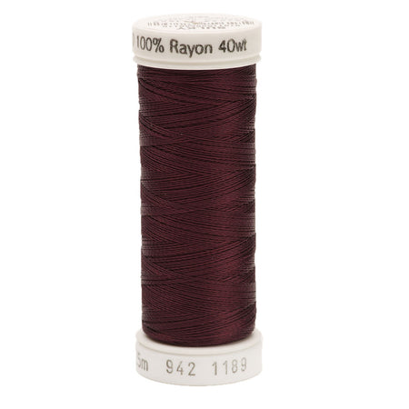 Sulky Rayon 40wt Thread 1189 Dark Chestnut  250yd Spool