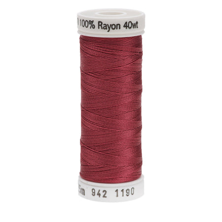 Sulky Rayon 40wt Thread 1190 Medium Burgundy  250yd Spool