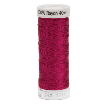 Sulky Rayon 40wt Thread 1191 Dark Rose  250yd Spool