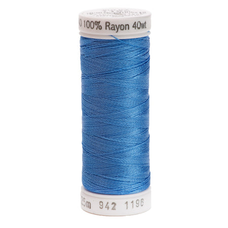 Sulky Rayon 40wt Thread 1196 Blue  250yd Spool